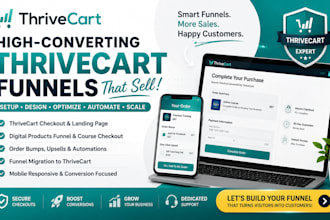 do thrivecart course checkout, funnel migration, digital products, landing page