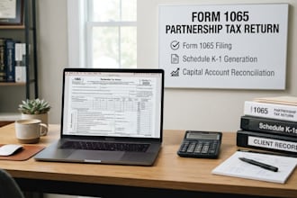 prepare and file irs form 1065 for US partnership
