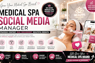 be your expert social media manager for aesthetics and medical spa marketing