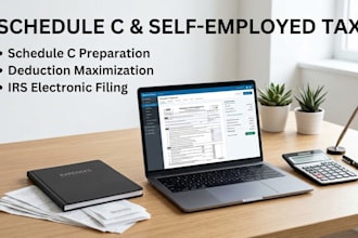 prepare and file irs schedule c and sole proprietorship business tax