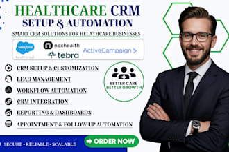 setup salesforce health cloud CRM nexhealth activecampaign tebra lead management