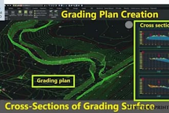 create civil 3d grading and site development plans
