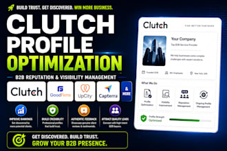 optimize clutch designrush g2 ORM management  sortlist online reputation