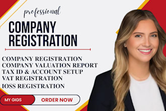do company registration, gmbh setup business formation and vat id