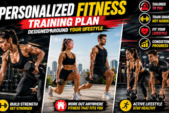 craft an exclusive workout plan built around your goals, schedule, and lifestyle