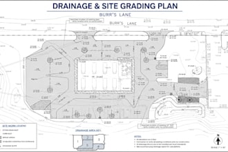 design swppp drafting  grading site plan drainage stormwater civil 3d hydrology