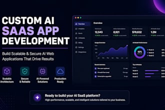 be ai software developer, ai web application, ai saas app, ai mvp