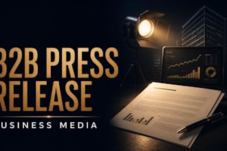 write a b2b press release and pitch it to targeted business journalists