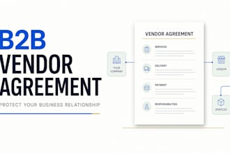draft a professional b2b vendor agreement for your company