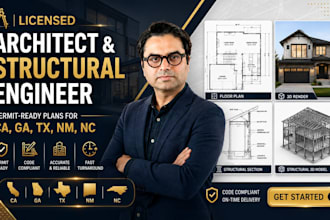 do architect structural engineer for california, north carolina, new mexico USA