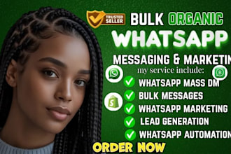 do whatsapp marketing, bulk messaging and targeted promotion