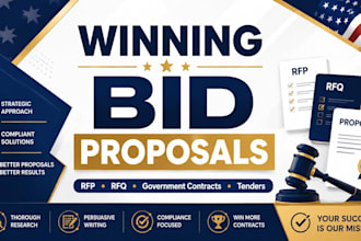 write winning bid proposals for rfp, rfq, tenders, government contracts