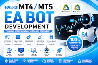 develop a custom mt4 mt5 expert advisor and forex trading bot