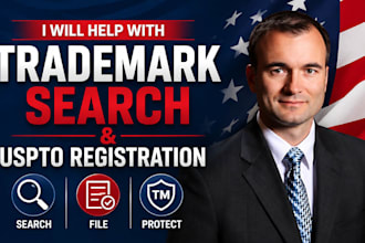 help with trademark search registration and uspto filing