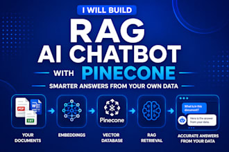 build rag ai automated chatbot with pinecone database