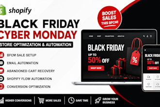 optimize fix shopify store for black friday, bfcm, q4 sales automation