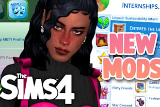 create custom sims 4 mods, functional cc and custom content
