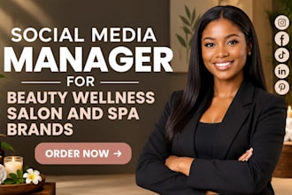 manage social media marketing for salon and spa businesses