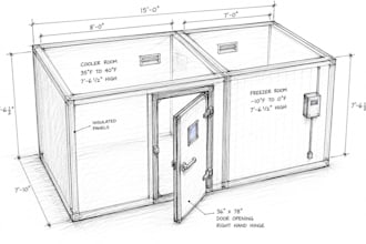 design cold storage and refrigerated warehouse floor plans