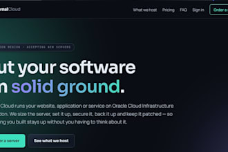 set up your website on a cloud vps with SSL and manage hosting