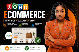 design zoho commerce ecommerce online store website zoho sites zoho inventory