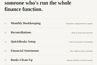 manage your monthly bookkeeping in your platform of choice