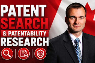 conduct a patent search and provide patentability and prior art research