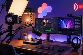 set up your home podcast or live streaming studio