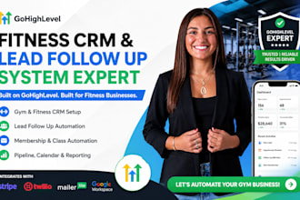 setup gohighlevel fitness ghl gym crm and highlevel lead follow up system
