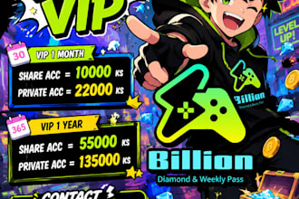 design anime or gaming social media poster and ads flyer