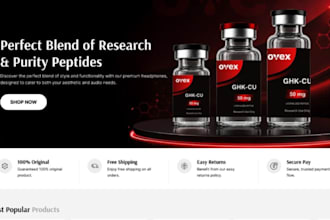 build health supplement store, private label store, nutraceutical, peptide store