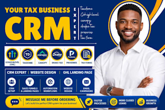 setup gohighlevel tax CRM taxdome canopy drake tax proseries tax form integrate