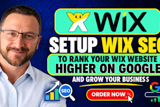 setup wix seo to rank your wix website higher on google and grow your business