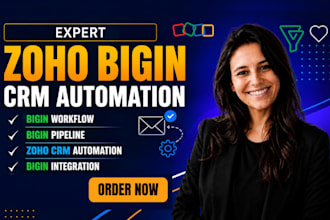 setup zoho bigin workflow bigin pipeline zoho crm automation bigin integration