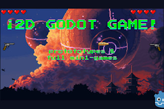 develop your 2d game or prototype in godot engine