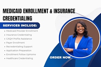 provide medicaid enrollment and insurance credentialing for US home healthcare