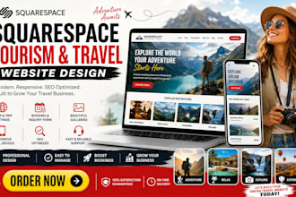 do squarespace tourism company website adventure travel website