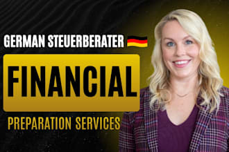 prepare ug, gbmh german financial statement, bilanz, guv, audit as steuerberater