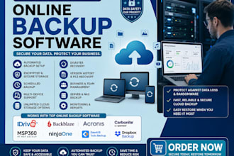 set up and configure idrive online backup for your business