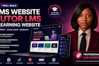 build lms website tutor lms elearning website learndash online course website