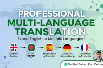 translat english to multiple language
