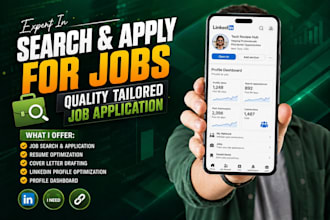 tailor job search and apply to job job hunting reverse recruiter job application