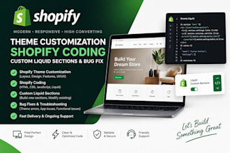 do shopify theme customization, shopify coding, custom liquid bug fix vormac