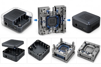 design injection molding cad for consumer electronics in solidwork