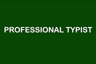 fast typing services, retype scanned documents, format ms word