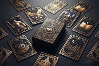 design your card game, trading card game and playing card game