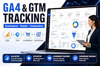 fix or setup google analytics 4 ga4 ecommerce tracking conversion tracking GTM