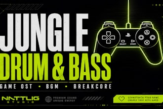 ghost produce jungle, drum and bass, breakcore video game music