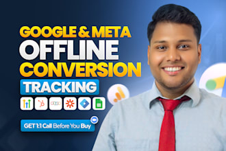 setup google meta offline conversion tracking with zapier hubspot go high level