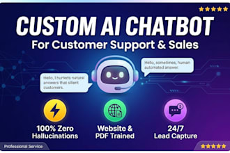 build a custom rag ai chatbot for customer support and sales
